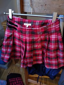 Girls check skirt