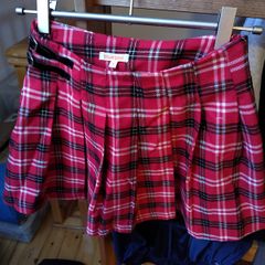 Girls check skirt
