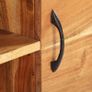 Sideboard 116x30x66 cm Solid Acacia Wood Image 2