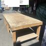 Heavy Duty Wooden Work Bench 244cm Workshop Table Image 3