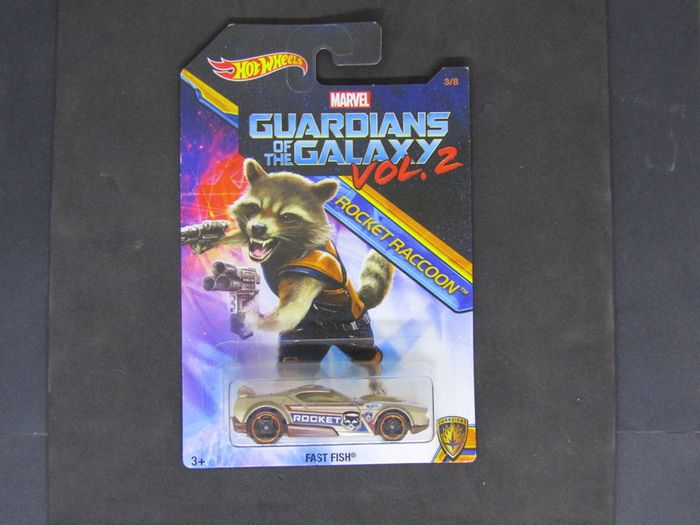 Hot Wheels Marvel Guardians of the Galaxy Rocket Raccoon Hot Wheels Guardians of the Galaxy Vol 2, Rocket Raccoon Brand New Sealed