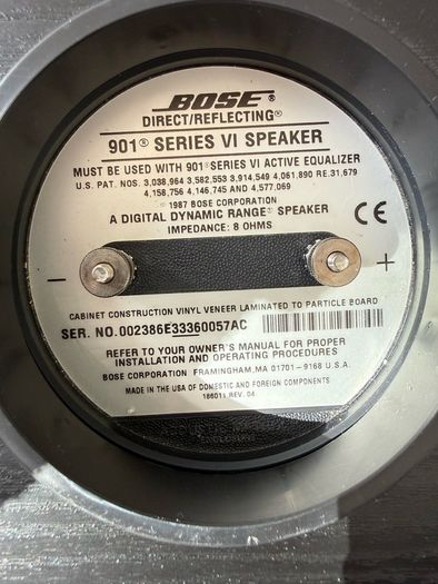 Bose 901 Series VI speakers