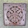 Vintage Cast Iron Parasol Base / Outdoor Umbrella Stand Image 2
