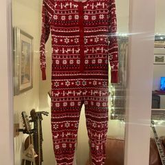 Dunnes Xmas fairisle onesie all in one pjs