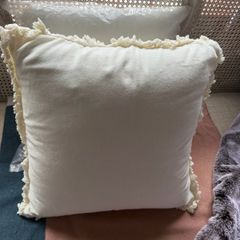 New set of Two cream cushions
