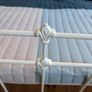 King Size Brass & Cast Enamelled Bed Image 2