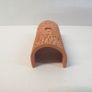 Brick ceramic tunnel with a hole for plants 10x5x4cm Image 4