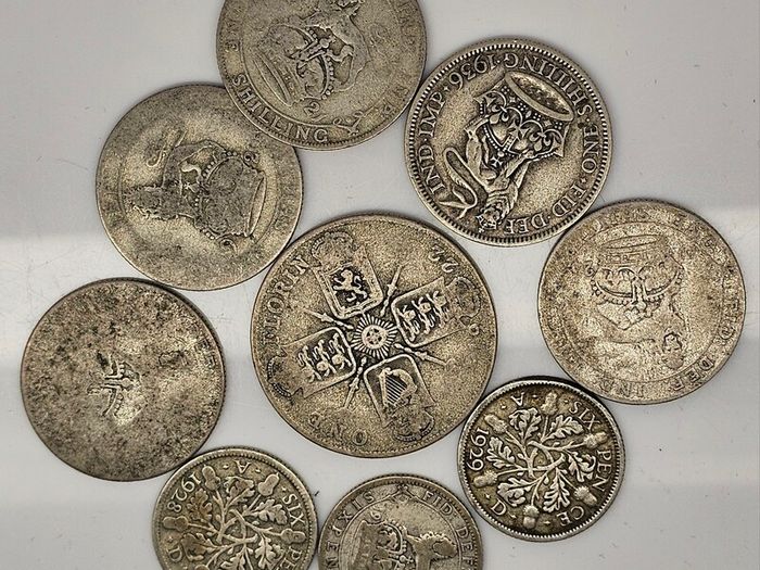 Great Britain Silver Coin Lot