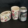 Vintage vanity set Old foley Chinese rose pattern Image 10
