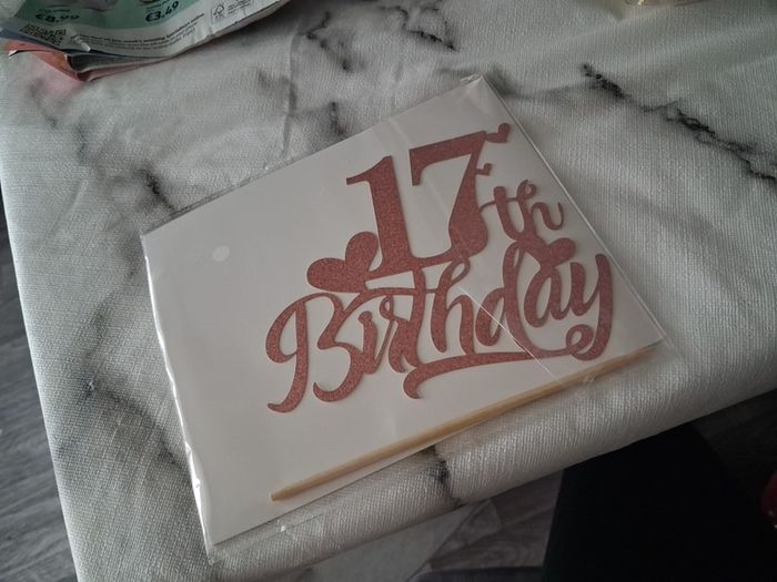 cake topper new in pack
