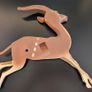 Rare Bossons Fraser Art Leaping Gazelle Wall Plaque 1970s Vintage Image 3