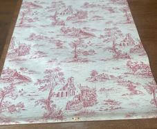 Roller blind in Toille fabric