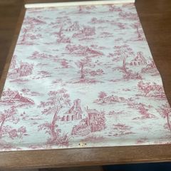 Roller blind in Toille fabric