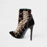 River island black embellished skinny boots  brand new limited edition Image 3