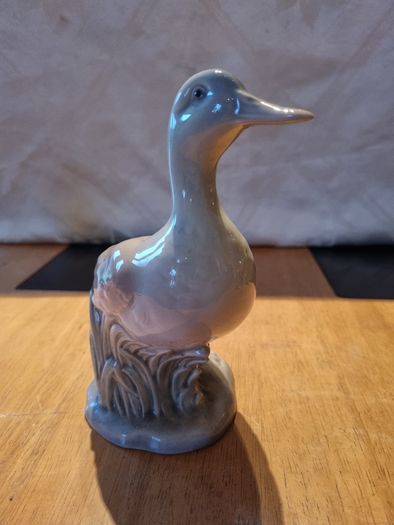 Large Spanish Porcelain Duck Figurine