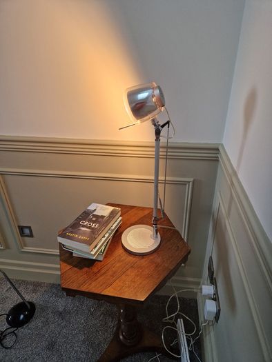 Vintage articulated desk lamp | Lumilampe - Brilliant | industrial design metal 1980