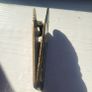 Vintage 1950s Greek Brass & Enamel Desk Clip Image 5