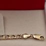Preloved 9ct yellow gold identity bracelet Image 4