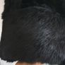 Vintage black coney hair jacket Sz L (Fit 12-14UK) Image 2