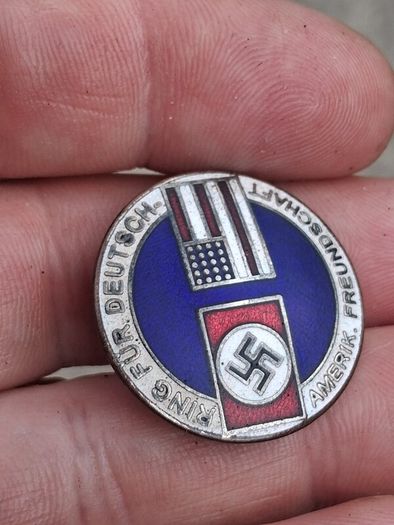 Trio of 1930's Party Pin Badges