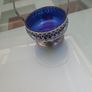 Decorative Blue Glass Dish Image 2