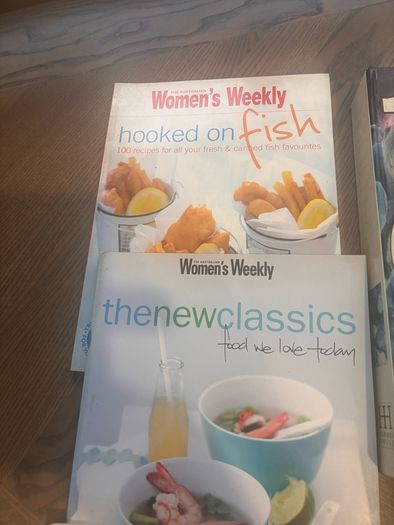 collection of cookbooks