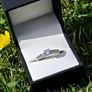 Brand New 14ct White Gold Diamond Engagement Ring Image 2
