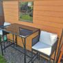 Rattan Outdoor Bar Chairs and Table Image 3