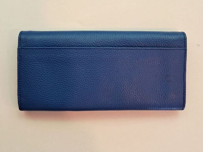 Celine Large Flap Wallet, Cobalt Blue, Phoebe Philo