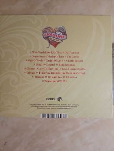 Erasure CD - The Very Best Of