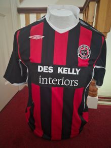 Bohemian FC Matchworn 2008 Mark Rossiter intertoto cup.