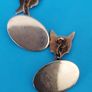 9 Ct Gold Gents "FOX" Cuff Links Sheffield 1972 8.1g Image 8