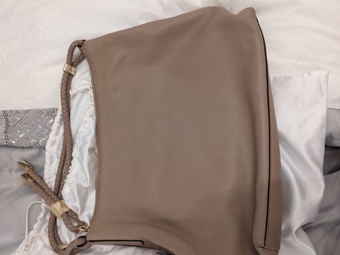 Michael Kors Lexington Large Shoulder Bag in Taupe