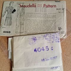 vintage sewing pattern WW11 memorabilia