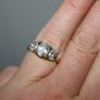Stunning Radiant Round  Ring 9c Solid Real Gold 375 -  2,9g Image 7