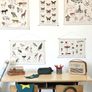 Numero 74 Embroidered School Poster Kit Wild Animal 50x70cm Image 2