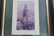 Framed Shandon Bells. Cork Ireland Hand Signed Print By Philip Gray