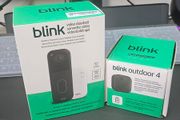 Blink Smart Home Security Bundle - Video Doorbell + Outdoor 4 Camera + Sync Module