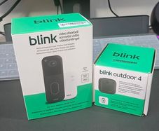 Blink Smart Home Security Bundle - Video Doorbell + Outdoor 4 Camera + Sync Module