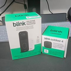 Blink Smart Home Security Bundle - Video Doorbell + Outdoor 4 Camera + Sync Module