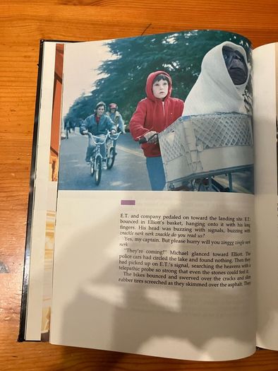 'E.T. The Extra-Terrestrial' storybook