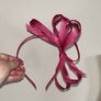 Fushia Pink Fascinator Headband Image 2