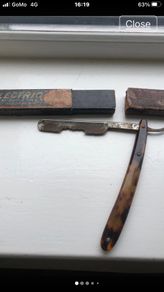 antique razor
