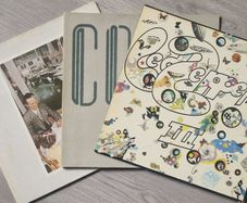 LP Led Zeppelin - III + Presence + Coda - Iconic records - LP albums.