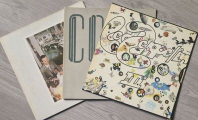 LP Led Zeppelin - III + Presence + Coda - Iconic records - LP albums.