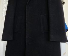 Mens Black Overcoat