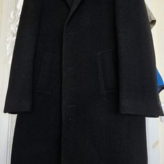 Mens Black Overcoat