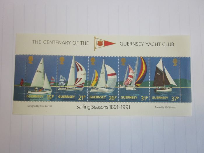 1991 Guernsey Yacht Club - Mini Sheet