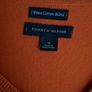 womens TOMMY HILFIGER Orange v neck jumper sweater Size medium Image 5