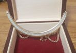 Vintage silver dust necklace